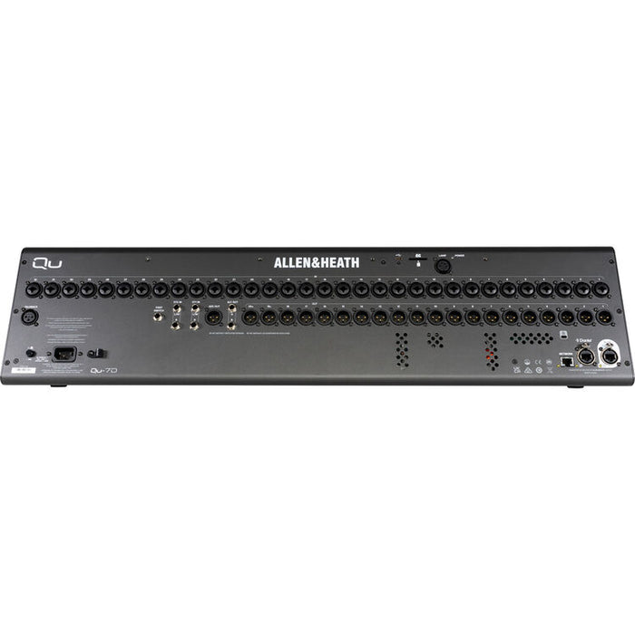 Allen & Heath Qu-7D 38-input digital mixer with 33 motorized faders, 7-inch touchscreen and Dante networking