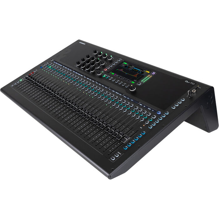 Allen & Heath Qu-7D 38-input digital mixer with 33 motorized faders, 7-inch touchscreen and Dante networking