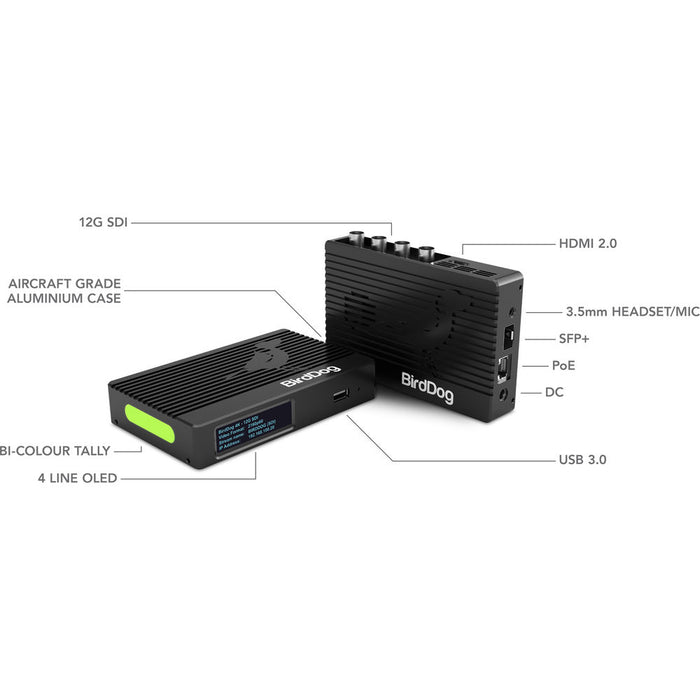 BirdDog BD4KHDMI 4K NDI Encoder/Decoder with HDMI, a high-performance video streaming solution for broadcast-quality production.