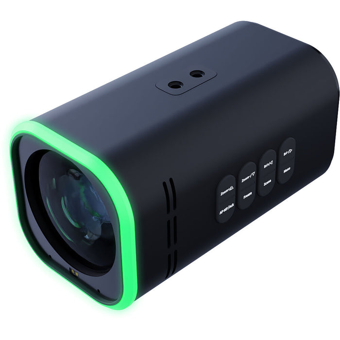 BirdDog BDMKU12XB 12X UHD PTZ Camera – Black, professional 4K PTZ camera with NDI, AI tracking, and 12x optical zoom
