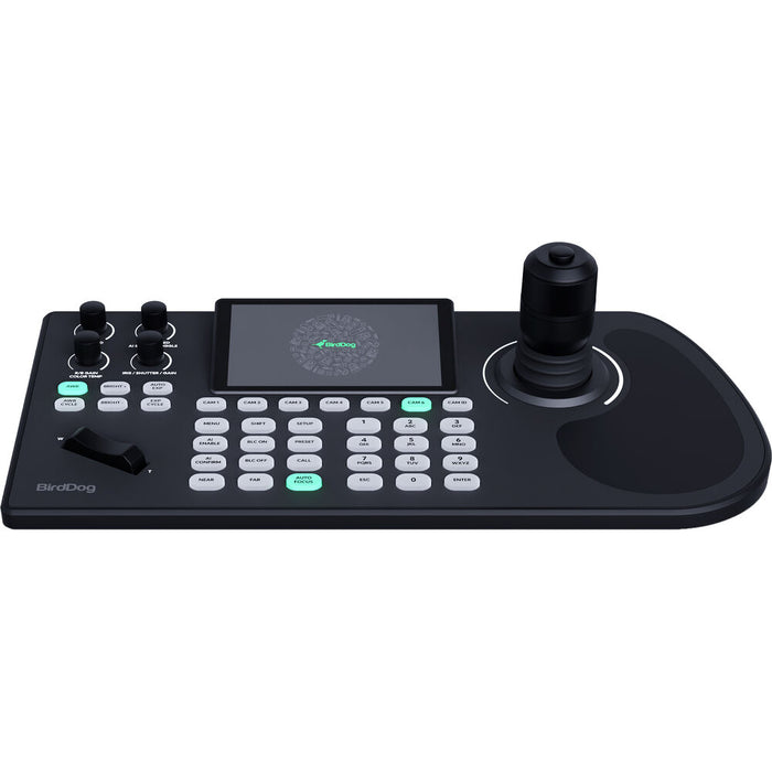 BirdDog KBD PTZ controller with built-in display for professional PTZ camera control