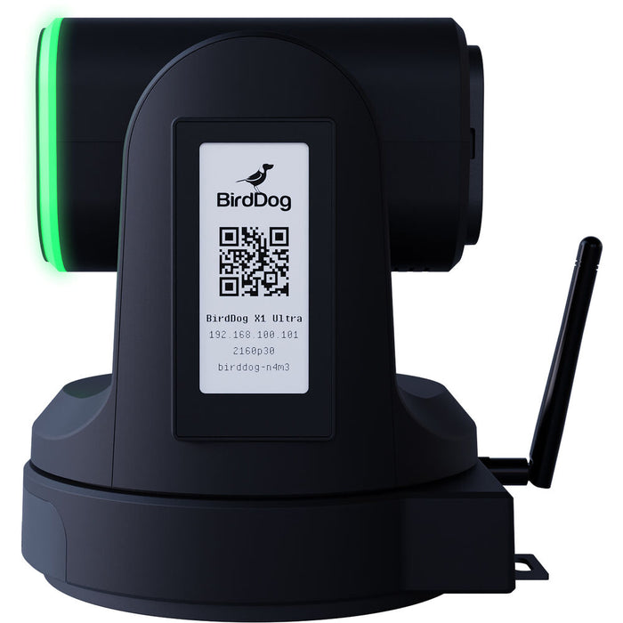 BirdDog X1 Ultra PTZ Camera in black with 12x zoom