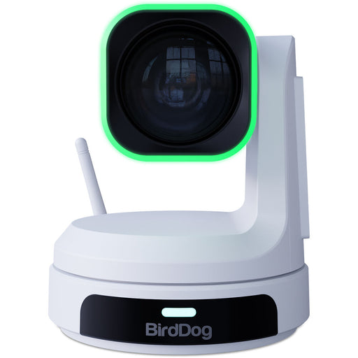 BirdDog X1 Ultra PTZ Camera with 12x Zoom in white finish