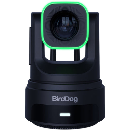 BirdDog X4 Ultra 4K PTZ Camera in black with AI tracking and 20x optical zoom