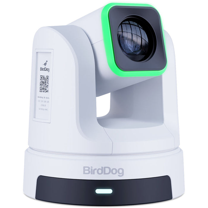 BirdDog X5 Ultra PTZ Camera in white with 20x optical zoom