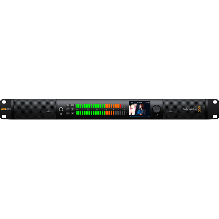 The Blackmagic Audio Monitor 12G G3 is a professional audio monitoring solution with support for 12G-SDI, offering high-quality audio monitoring for 4K video workflows.