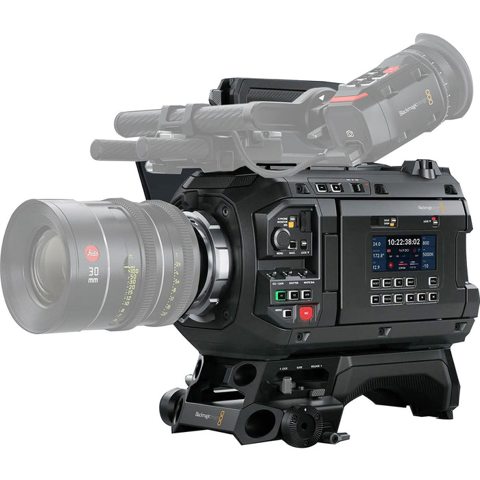 The CineURSAA17K65 is a precision-engineered lens mount adapter designed specifically for Blackmagic URSA cameras. It allows seamless compatibility with a wide range of cinema lenses, offering filmmakers enhanced flexibility and the ability to use professional-grade lenses to achieve superior image quality. This adapter ensures a secure and precise fit, enabling easy lens changes while maintaining optimal focus and alignment, making it an essential tool for high-end video production. 