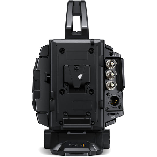 Blackmagic Design URSA Broadcast G2 Camera with 6K Super 35mm sensor, 13 stops of dynamic range, built-in ND filters, dual native ISO, and advanced broadcast features for live production and cinematic workflows.