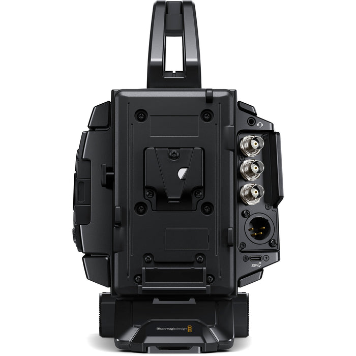 Blackmagic Design URSA Broadcast G2 Camera with 6K Super 35mm sensor, 13 stops of dynamic range, built-in ND filters, dual native ISO, and advanced broadcast features for live production and cinematic workflows.