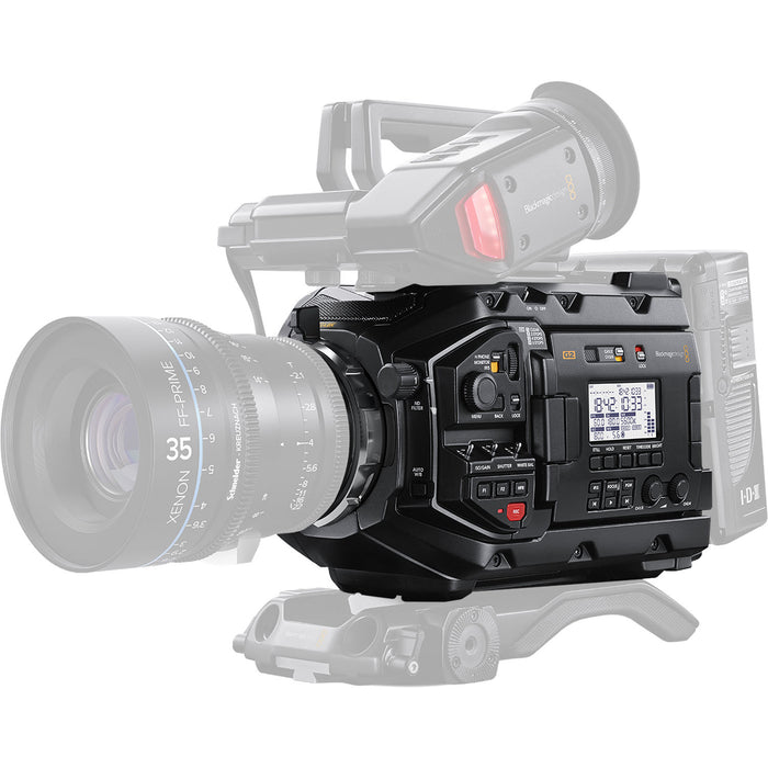 Blackmagic Design URSA Mini Pro 4.6K G2 cinema camera with Super 35mm 4.6K sensor, 15 stops of dynamic range, and advanced high-frame-rate recording for professional filmmakers.