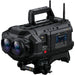 Blackmagic URSA Cine Immersive Camera body with dual fisheye lenses for immersive video production