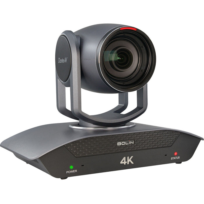 Bolin D412 4K PTZ Camera with 12X Zoom and Dante AV Ultra integration