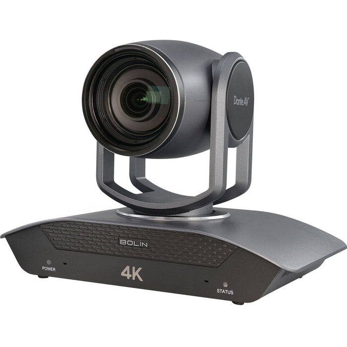 Bolin D412 4K PTZ Camera with 12X Zoom and Dante AV Ultra integration
