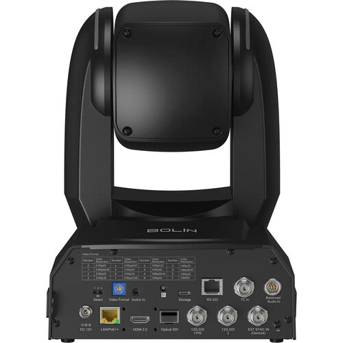 Bolin Technology R9-L420N Large-Sensor UHD 4K NDI PTZ Camera with 20x optical zoom for broadcast, live production, corporate AV, education, and houses of worship.