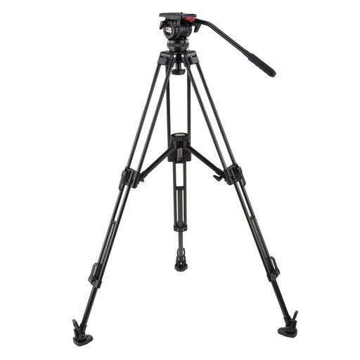 Camgear DV6P CFMS Carbon Fiber Camera Tripod with Fluid Head for Professional Video Production