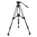 Camgear DV6P CFMS Carbon Fiber Camera Tripod with Fluid Head for Professional Video Production