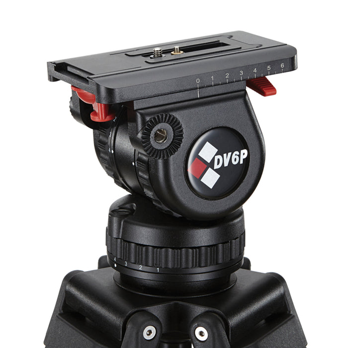 Camgear DV6P Fluid Head – High-performance video tripod head for smooth and precise camera movements.