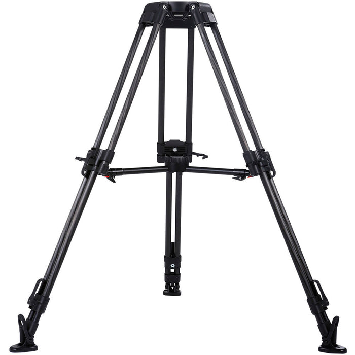 Camgear EFP150/CF2 MS Carbon Fiber Tripod – Professional Heavy-Duty Tripod for Broadcast and Film Production