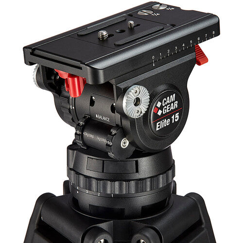 CamGear Elite 15 Professional Fluid Head for Video Tripods