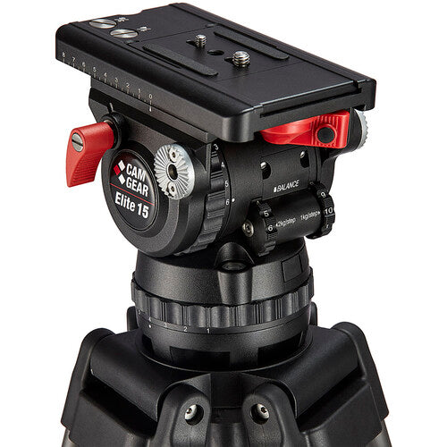 CamGear Elite 15 Professional Fluid Head for Video Tripods