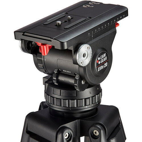 CamGear Elite 20 Fluid Head for professional video and broadcast applications