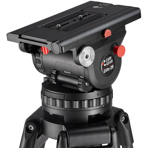 CamGear Elite 25 professional fluid head for broadcast and cinematography