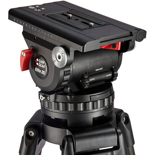 CamGear Elite 25 professional fluid head for broadcast and cinematography