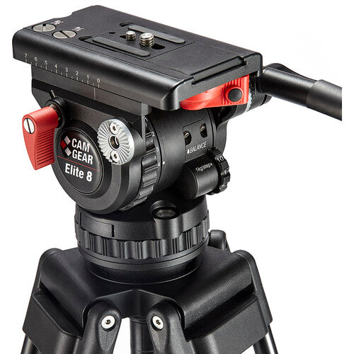 CamGear Elite 8 CFMS Carbon Fiber Camera Tripod System with Mid-Level Spreader