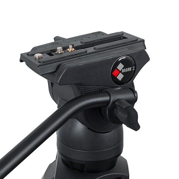 Camgear MARK 2 AL MS Aluminum Tripod System with Fluid Head and Mid-Level Spreader