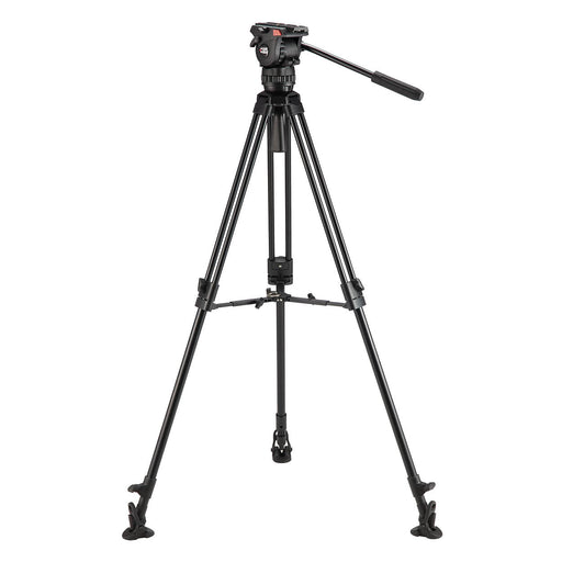 Camgear MARK 4 AL MS Camera Tripod System with Fluid Head and Aluminum Tripod