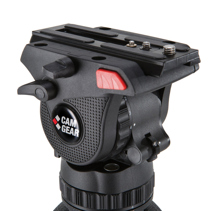Camgear MARK 4 AL MS Camera Tripod System with Fluid Head and Aluminum Tripod