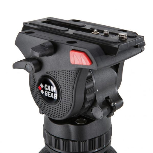 Camgear MARK 4 Fluid Head – Professional tripod fluid head with a 75mm bowl, 6-step counterbalance, and smooth pan & tilt control for videographers.