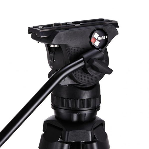 Camgear MARK 4 Fluid Head – Professional tripod fluid head with a 75mm bowl, 6-step counterbalance, and smooth pan & tilt control for videographers.