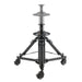 Camgear TERRA II AL Pedestal Camera Tripod supporting professional broadcast camera setup