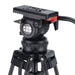 Camgear V10P AL MS Professional Video Tripod System with V10P Fluid Head and T100/AL2 Aluminum Tripod