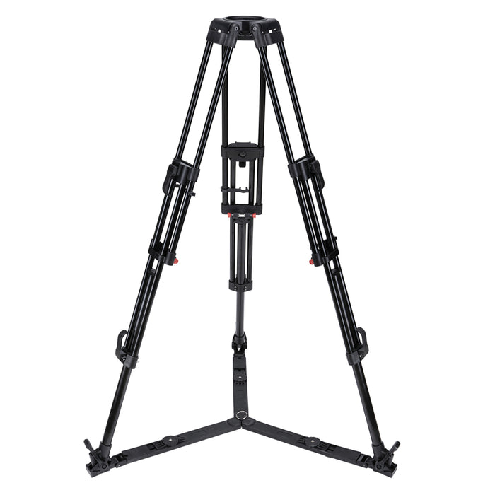 Camgear V10P ALGS Professional Camera Tripod with Fluid Head for Smooth Video Capture