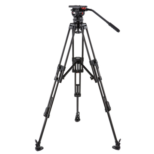 Camgear V15P CFMS Carbon Fiber Camera Tripod System with Fluid Head for Professional Video Production