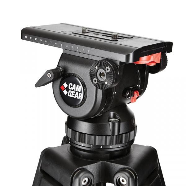 Camgear V20P EFP CFMS Camera Tripod System with V20P Fluid Head and Carbon Fiber Tripod