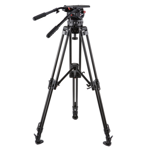 Camgear V35P EFP CFMS Carbon Fiber Camera Tripod System with fluid head and ground spreader