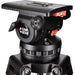 Camgear V35P Fluid Head with Wedge Plate WP-5 and Telescopic Pan Bars