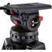 Camgear V35P Fluid Head with Wedge Plate WP-5 and Telescopic Pan Bars