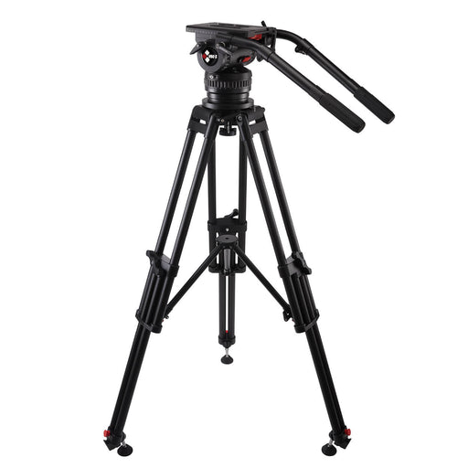 Camgear V60S EFP ALMS Camera Tripod System with Mid-Level Spreader – Professional heavy-duty tripod for broadcast and film production
