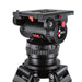 Camgear V60S EFP ALMS Camera Tripod System with Mid-Level Spreader – Professional heavy-duty tripod for broadcast and film production