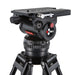Camgear V60S STUDIO/OB ALMS Camera Tripod System with fluid head, heavy-duty legs, and mid-level spreader for professional video production.