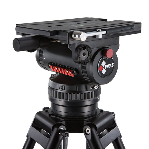 Camgear V90 STUDIO/OB ALMS Camera Tripod System – Professional Heavy-Duty Tripod for Studio & OB Production