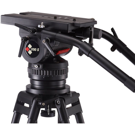 Camgear V90 Studio/OB Fluid Head with 4-Bolt Flat Base