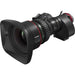Canon CINE-SERVO 15-120mm T2.95-3.9 zoom lens with 1.5x extender and EF mount for cinema and broadcast production