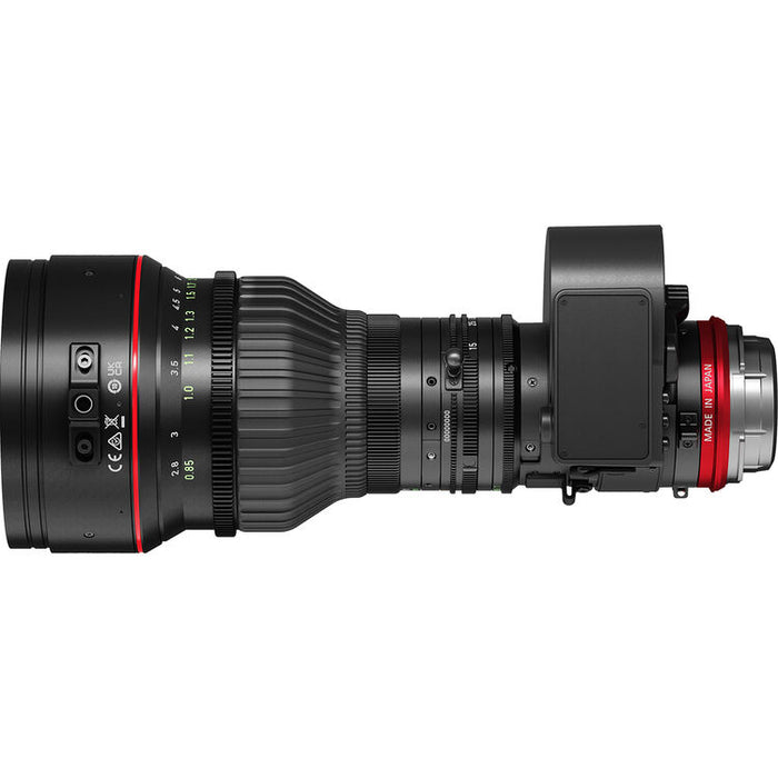 Canon CINE-SERVO 15-120mm T2.95-3.9 zoom lens with 1.5x extender and EF mount for cinema and broadcast production