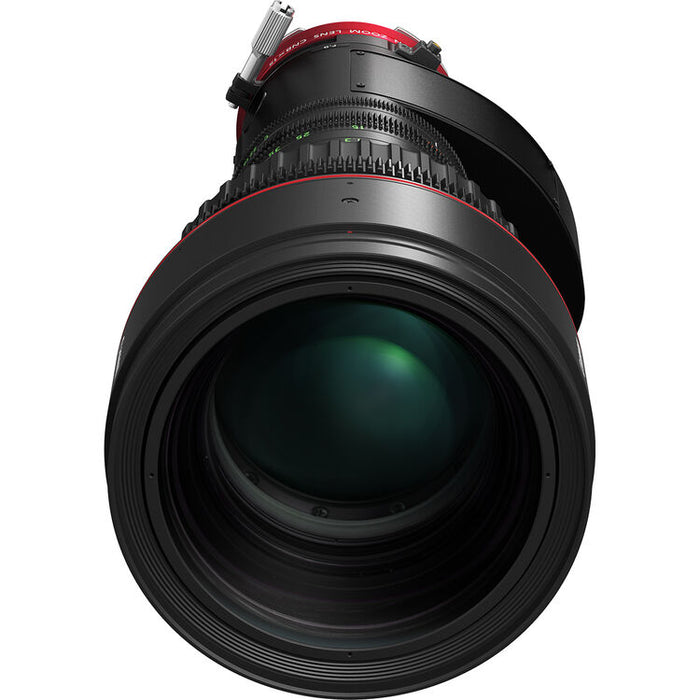 Canon CINE-SERVO 15-120mm T2.95-3.9 zoom lens with 1.5x extender and PL mount for cinema and broadcast production