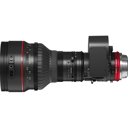 Canon CINE-SERVO 25-250mm T2.95 cinema zoom lens with EF mount for film, broadcast, and live production